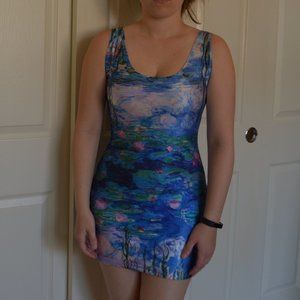 Monet Water Lillies Zara Tellez Mini Dress